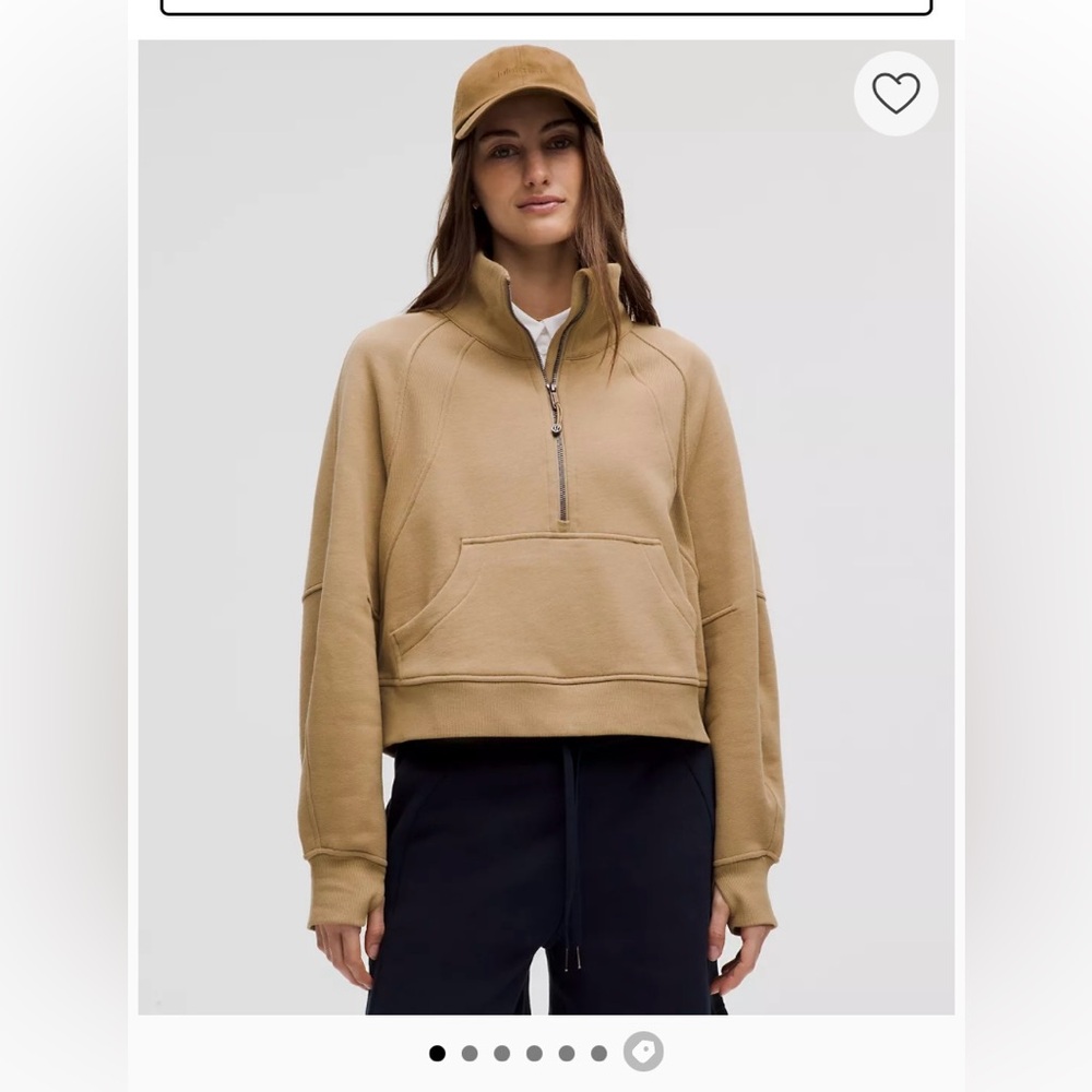 lululemon Scuba Oversized Funnel Neck Half Zip
